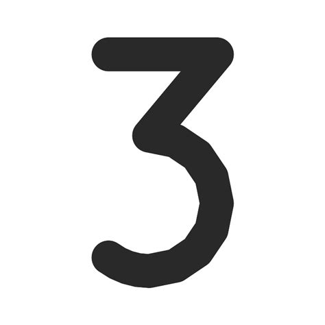 Number 3 Vector Svg Icon Svg Repo