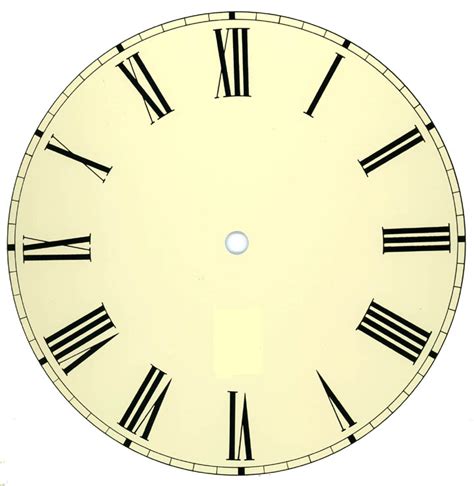 Roman Numeral Clock Face Clipart Best