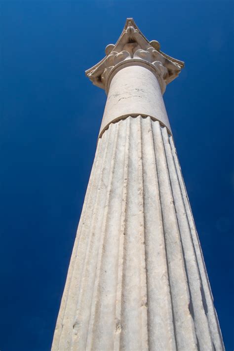 Greek Column And Sky Free Stock Photo Public Domain Pictures