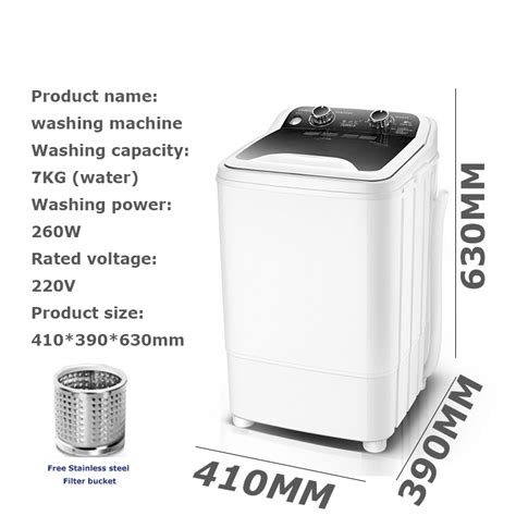 Shanben Mini Top Loading Washing Machines 7kg Large Capacity Small