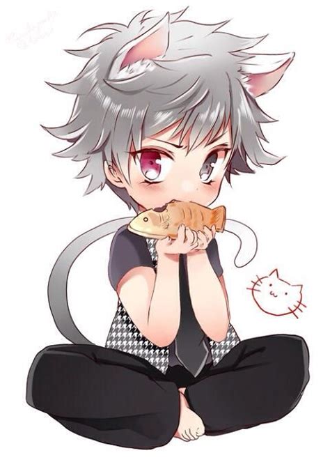 Kurosaki Ranmaru Cat Chibi Anime Neko Anime Cat Boy Anime Child