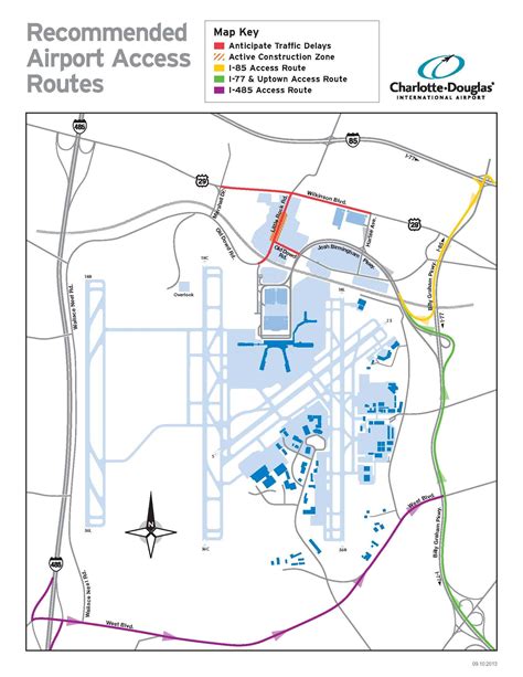 Charlotte Airport Maps And Directions San Francisco Pinterest City