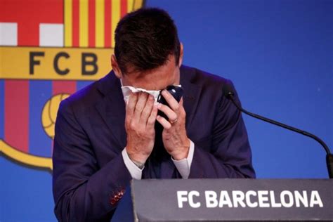 tearful messi confirms barca exits says psg move is a possibility chronicle ng