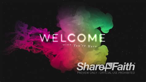 Holy Spirit Pentecost Welcome Church Motion Graphics