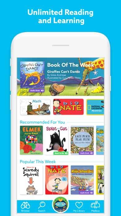 Epic Books Reading For Kids Try Now Educationalappstore