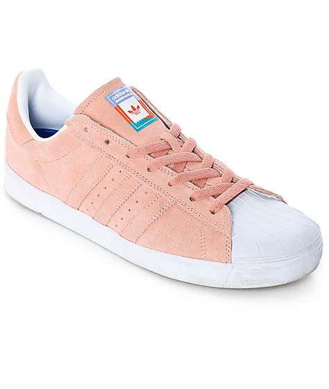 Adidas Superstar Vulc Adv Pastel Pink Shoes Zumiez