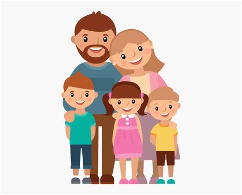 Download transparent frame png for free on pngkey.com. Picture - My Family Cartoon Png , Free Transparent Clipart ...