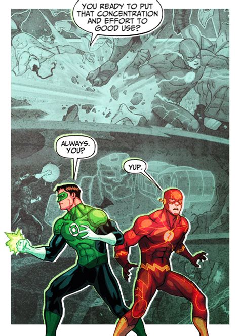 Hal Jordan Aka Green Lantern And Barry Allen Aka The Flash I Love This