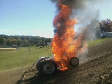 Tractor Fire Yesterdays Tractors 2099476