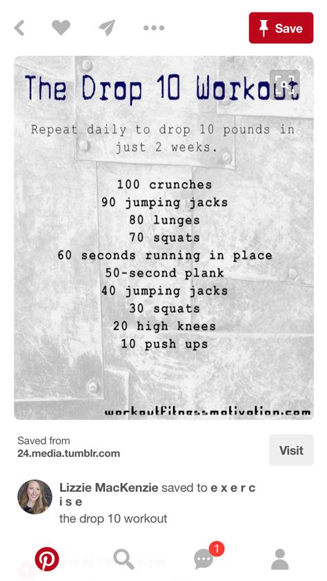 Pin By Traci Rann On Fitness Drop 10 Workout Push Up High Knees