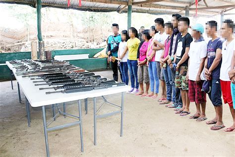 306 npa rebels supporters surrender in masbate tempo the nation s fastest growing newspaper