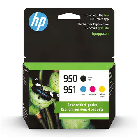 Buy Hp 950 Black951 Cyanmagentayellow Ink Cartridges 4 Pack