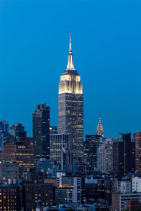 Empire State Building At Night Wallpapers Wallpaper Cave