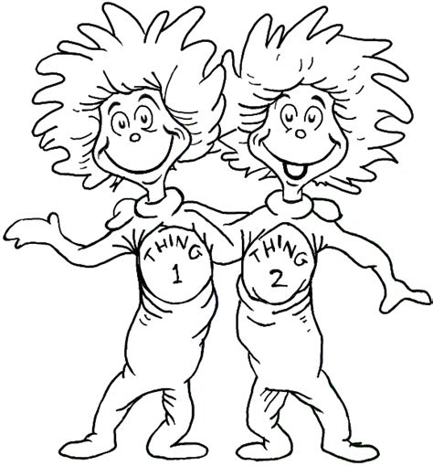 Walmart.com has been visited by 1m+ users in the past month Thing 1 And Thing 2 Coloring Pages To Print at ...