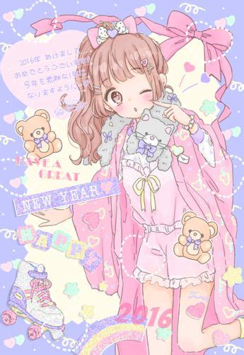 Anime Pink Cute Girl Art By Manamokofancy Surprise Anime Girl Pastel