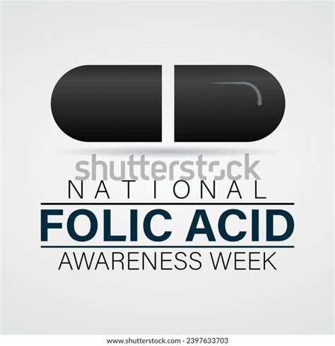 National Folic Acid Awareness Week Vector Stock Vector Royalty Free 2397633703 Shutterstock