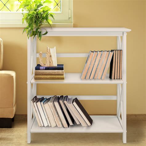 Your email address will not be published. Casual Home Montego 3 Shelf X Design Folding Stackable ...