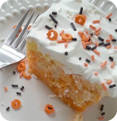 Not only do they have awesome cake designs, the cupcakes. The Better Baker: Orange Creamsicle Poke Cake