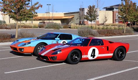 The cars in cars aren't even real. Video Of The Day: Gulf Ford GT vs Ford GT40 - GTspirit