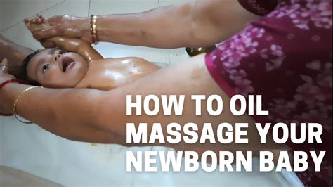 How To Oil Massage Your New Born Baby Baby Malish Indian Style