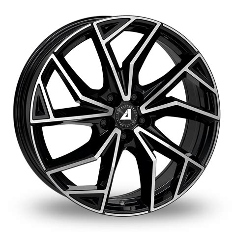 Alutec Adx02 Gloss Black Polished 18 Alloy Wheels Wheelbase