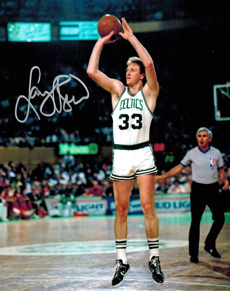 Images For > Larry Bird Shooting Over Magic | Boston Celtics