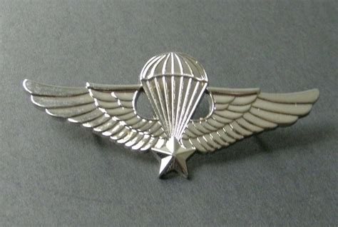 Vietnam Para Basic Jump Wings Paratrooper Lapel Pin Badge 25 Inches
