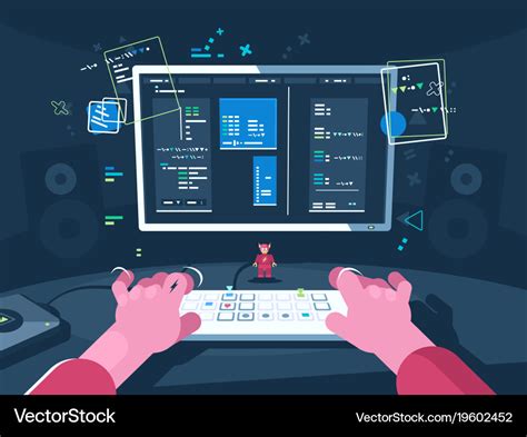 Programming And Coding Royalty Free Vector Image