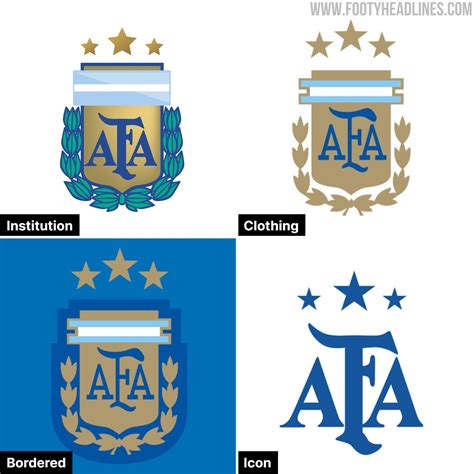 This Is Bad Argentine Football Association Update Logos But They Are