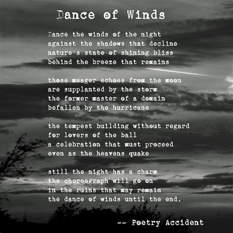 Dance Of Winds Wind Quote Wind Poem Poems