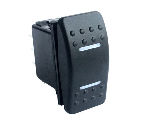 White Led 7 Pin Momentary Onoff Momentary On Rocker Switch Dpdt For