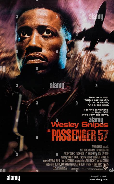 Passenger 57 Us Poster Wesley Snipes 1992 © Warner Brothers