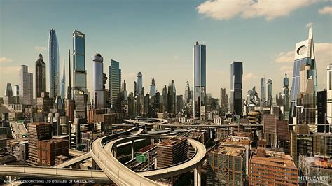 City Skyline Future Cities Wallpaper 73466