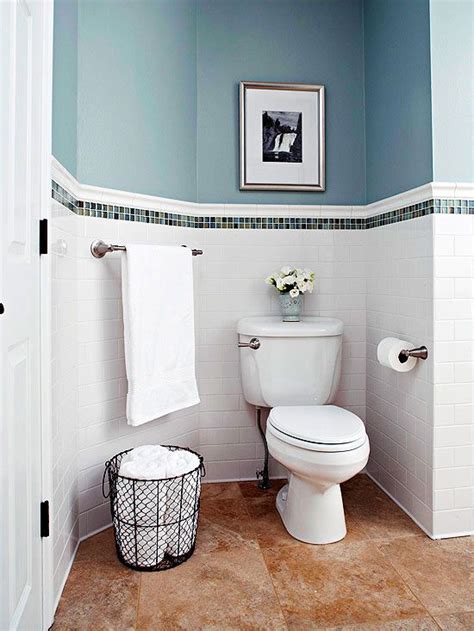 The most common bathroom tile border material is paper. 22 white bathroom tiles with border ideas and pictures 2020