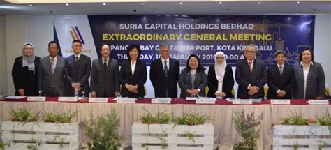 Suria capital holdings berhad engages in property development business and engineering contractors. Suria Capital Holdings Berhad Extraordinary General ...