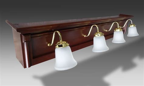 Suitable for installation in dry and damp locations. KINGSTON Vanity Light Bar - Cherry - 48": Home Surplus