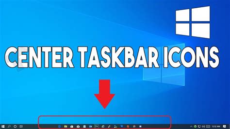 Taskbarx Center Taskbar Icons