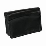 Buxton Leather Business Card Holder With Id Window Images