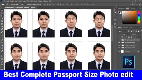 Passport Size Photo With Tie
