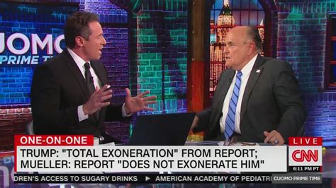 Rudy Giuliani Claims Cnn ‘tortured Trump ‘with Collusion For Two Years