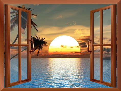Pictures mural beach scenes window view window poster mural art window art beach wall murals wall art. Robot Check | Beach wall murals, Palm trees landscaping ...