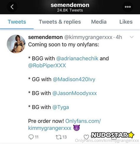 Kimmy Granger Aka Kimmygrangerxxx Onlyfans Leaks Pics