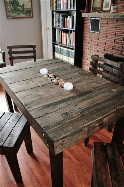 58 Diy Pallet Dining Tables Diy To Make