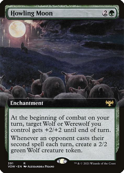 Howling Moon · Innistrad Crimson Vow Vow 391 · Scryfall Magic The