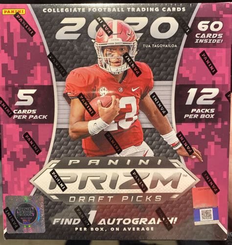 Panini 2020 Prizm Draft Picks Football Nfl Trading Cards Mega Box 30 Cards For Sale Online Ebay