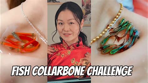 Chinas Fish In Collarbone Challenge 锁骨养鱼 Youtube