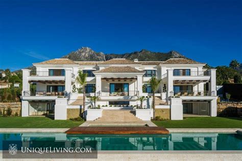 19000 Square Foot Newly Built Mansion In Marbella Spain Homes Of