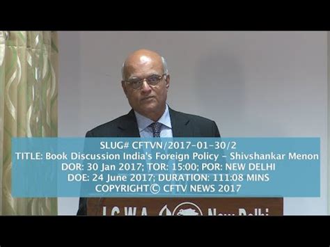 It is written simply and powerfully. Book Discussion: Shivshankar Menon's Choices - Inside the ...