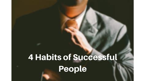 4 Habits of Successful People - Glopinion - GLBrain.com