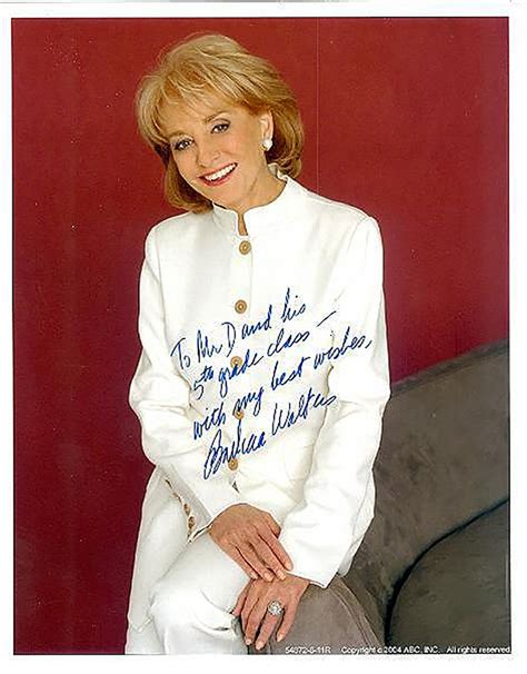 Sold Price Barbara Waters 8 X 10 Photograph Invalid Date Edt